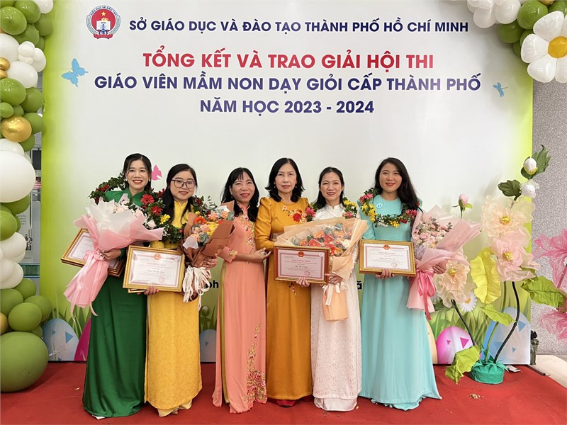 Giáo viên dạy giỏi cấp Thành phố bậc học mầm non