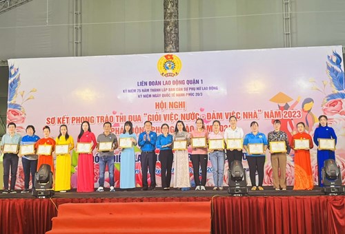 Công đoàn viên cơ sở Trường Mầm non Tuổi Hồng đã có thành tích tốt trong phong trào thi đua “GIỎI VIỆC NƯỚC – ĐẢM VIỆC NHÀ” NĂM 2023.