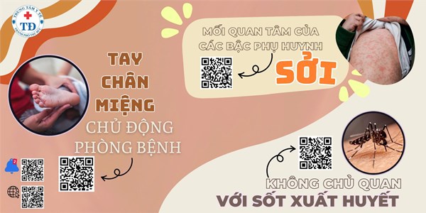 Phụ huynh nên chủ động phòng ngừa cho trẻ trước Sởi, Tay chân miệng và Sốt xuất huyết