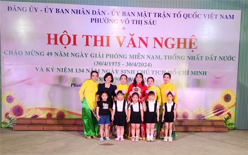 HỘI THI VĂN NGHỆ  Kỷ niệm 49 năm ngày Giải phóng miền Nam, thống nhất đất nước (30/4/1975-30/4/2024) và 134 năm ngày sinh Chủ tịch Hồ Chí Minh (19/5/1890-19/5/2024) 