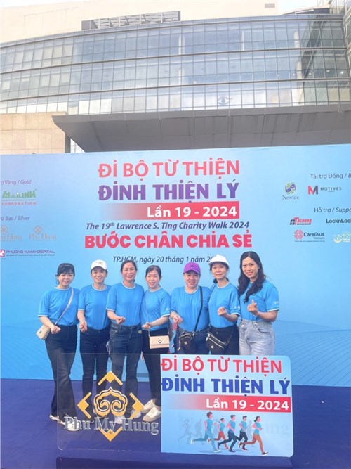 🌈Sáng ngày 20/01/2024, Công đoàn viên Trường Mầm non Tuổi Thơ tích cực tham gia đi bộ từ thiện Đinh Thiện Lý tại Quận 7, lần thứ 19 năm 2024🌻🌻