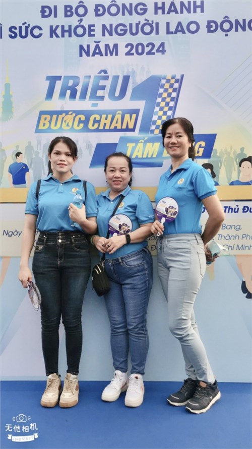 🌻🌻 Sáng ngày 07/01/2024, Công đoàn vên CĐCS Trường Mầm non Tuổi Thơ tham gia Chương trình đi bộ đồng hành với chủ đề  Triệu bước chân, một tấm lòng  do Ban Thường vụ Liên đoàn Lao động Thành phố tổ chức 🌻🌻
