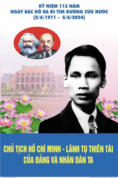 Kỷ niệm 113 năm Ngày Bác Hồ ra đi tìm đường cứu nước (5-6-1911 - 5-6-2024): Từ chuyến tàu lịch sử đến chuyến tàu thời đại mới