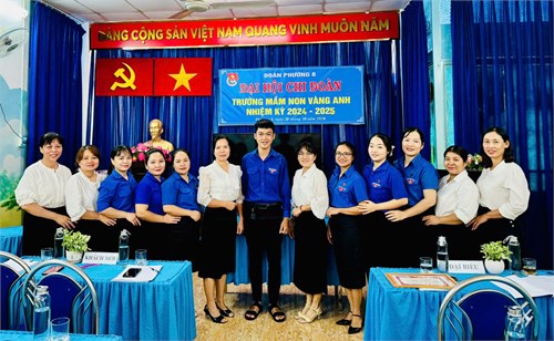 Đại hội Chi đoàn Trường Mầm non Vàng Anh nhiệm kỳ 2024-2025