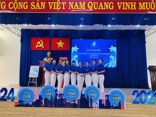 Chi đoàn tham dự Đại hội Đại biểu Hội Liên hiệp Thanh niên Việt Nam Phường 8- Quận Gò Vấp lần thứ IV, nhiệm kỳ 2024-2029
