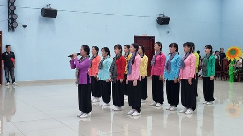 Trường Mầm non Vàng Anh tham gia Hội thi tập thể dục giữa giờ “Khỏe để lao động sản xuất”