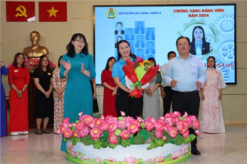 Công đoàn cơ sở trường mầm non vàng anh – quận 8 tham dự họp mặt kỷ niệm 94 năm ngày thành lập đảng cộng sản việt nam (03/02/1930 – 03/02/2024) và hội nghị tuyên dương gương sáng đảng viên năm 2024