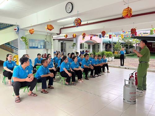 Tập huấn công tác Phòng cháy - chữa cháy năm 2024 - 2025