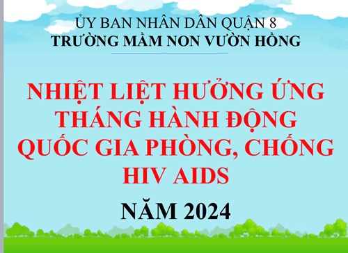 Nhiệt liệt hưởng ứng tháng hành động quốc gia phòng, chống hiv aids năm 2024