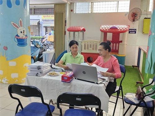 Sáng ngày 19/3/2024 trường MN Vường Hồng đón đoàn Xét duyệt quyết toán ngân sách năm 2023. Sau đây là một số hình ảnh minh họa