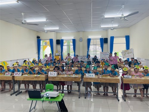 Hội thi  Bé với an toàn giao thông  năm học 2023 - 2024.