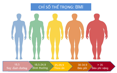 Theo dõi tình trạng dinh dưỡng bằng chỉ số BMI