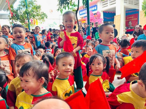 Lễ hội  Sắc màu văn hoá dân tộc  của lớp 25-36 tháng 1