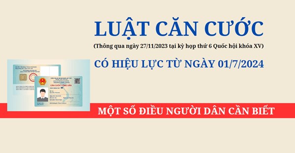 Luật Căn cước năm 2023