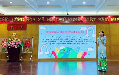 Hội thi giáo viên mầm non dạy giỏi cấp Thành phố năm học 2024-2025