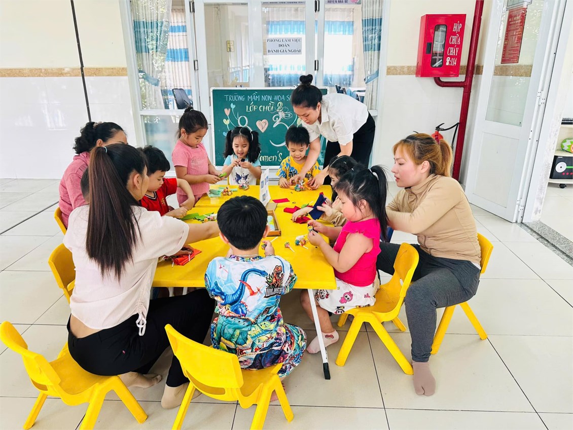 Thao giảng Chào mừng ngày Quốc tế Phụ nữ 8/3