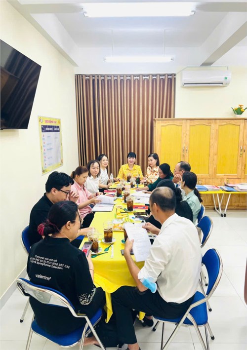 Nhà trường đón kiểm tra y tế học đường năm học 2024 - 205