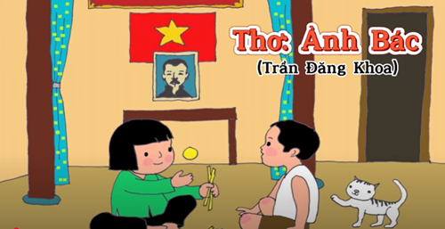 Video dạy trẻ đọc bài thơ   Ảnh Bác 