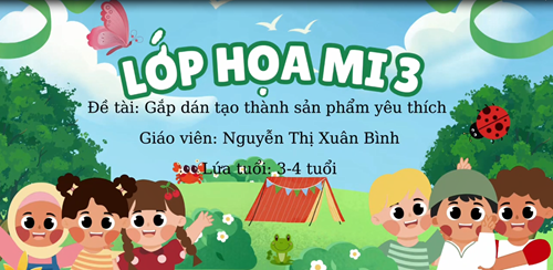 Đề tài: Gắp dán tạo thành sản phẩm yêu thích
