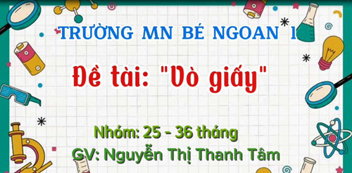 Đề tài: Vò giấy