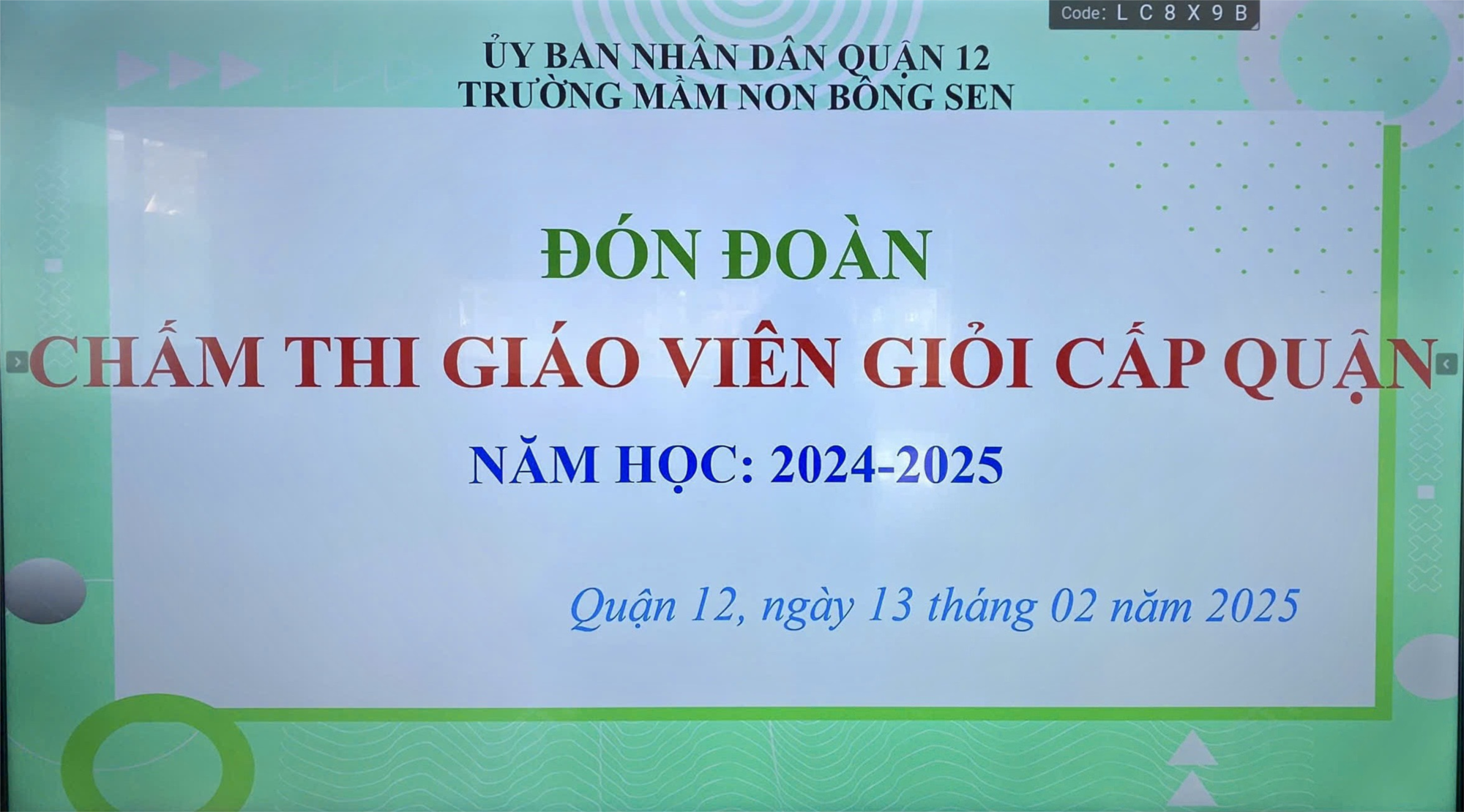 Nâng cao chất lượng giáo dục mầm non từ Hội thi:  Giáo viên dạy giỏi  tại Trường Mầm non Bông Sen.