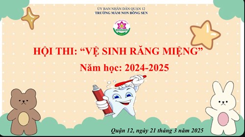 Hội thi:  Vệ sinh răng miệng  năm học 2024-2025