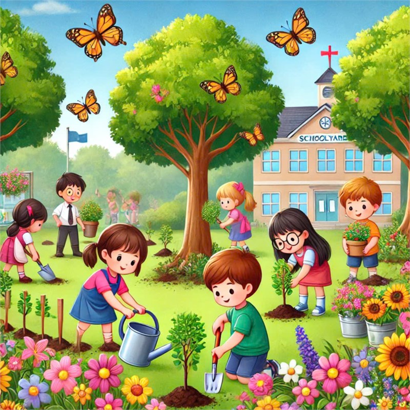 Hoạt Động : Bé Trồng Cây Hạnh Phúc