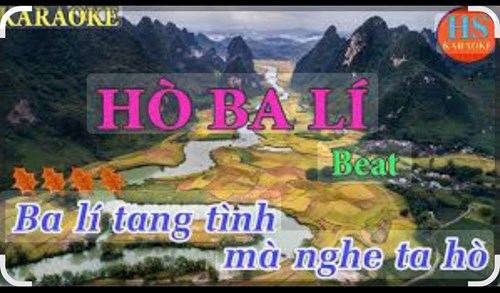 Lời bài hát: Hò ba lí
