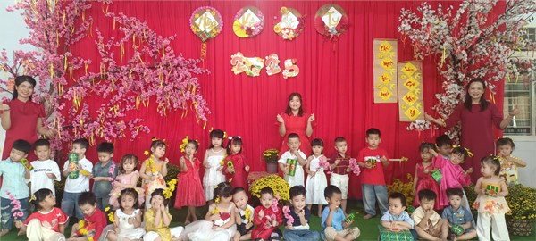 Chào xuân Ất Tỵ 2025 cùng những thiên thần nhỏ của lớp Mầm! 🌸🎶