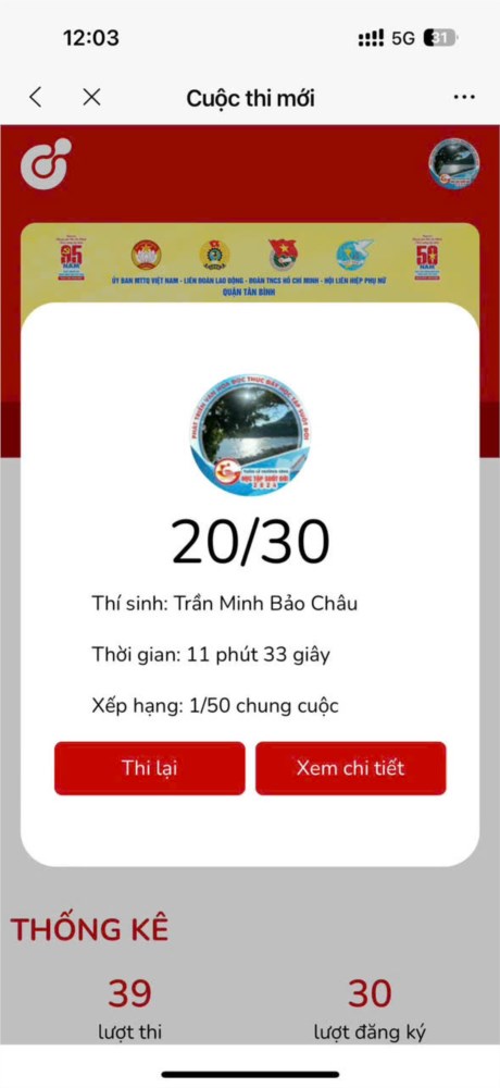 Chi đoàn Trường Mầm Non tham gia cuộc thi trực tuyến tìm hiểu lịch sử 95 năm Ngày thành lập Đảng Cộng sản Việt Nam và lịch sử Đảng bộ quận Tân Bình.