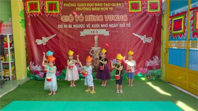 Các hoạt động lớp Mầm tham gia Lễ hội Giỗ Tổ Hùng Vương
