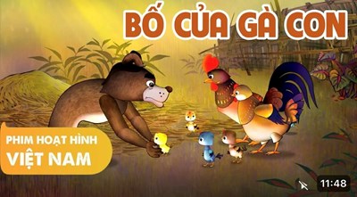 Truyện  Bố của gà con 