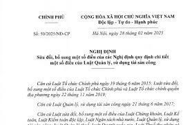 Triển khai Nghị định 50/2025/NĐ-CP sửa đổi, bổ sung một số điều của các Nghị định quy định chi tiết một số điều của Luật Quản lý, sử dụng tài sản công