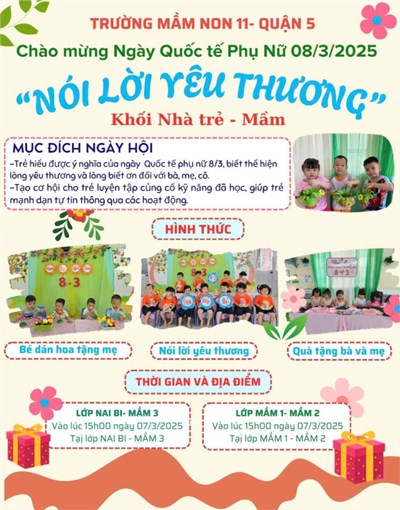 Ngày hội Chào mừng  Ngày Quốc tế Phụ Nữ 8/3 