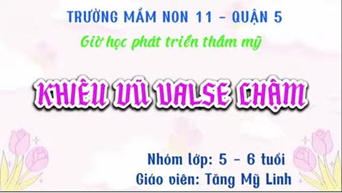 Khiêu vũ Valse chậm- Khối Lá