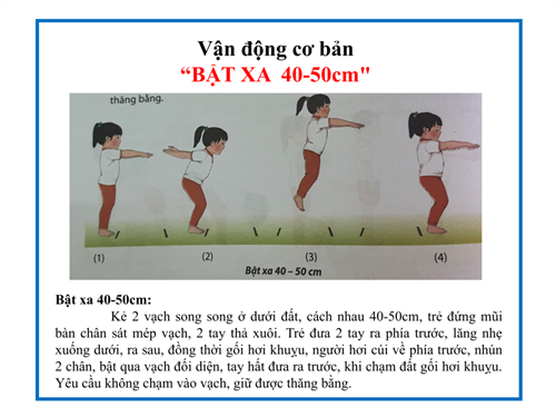 Bài tập BẬT XA (40-50 cm)