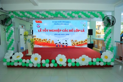 Lễ Tri ân và Ra trường cho các bé Khối Lá - Năm học: 2024-2025