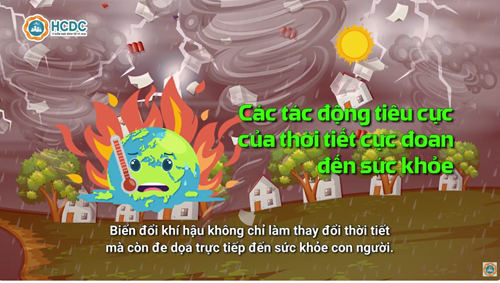 Các tác động tiêu cực của thời tiết cực đoan đến sức khỏe