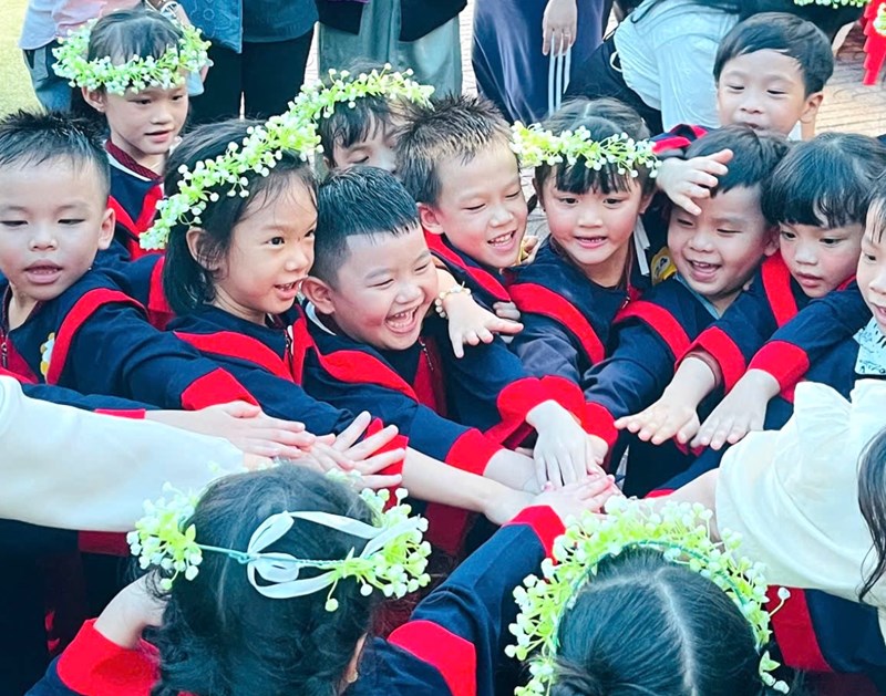 Tạm biệt các bé lớp Lá trường Mầm non 12 năm học 2024-2025.