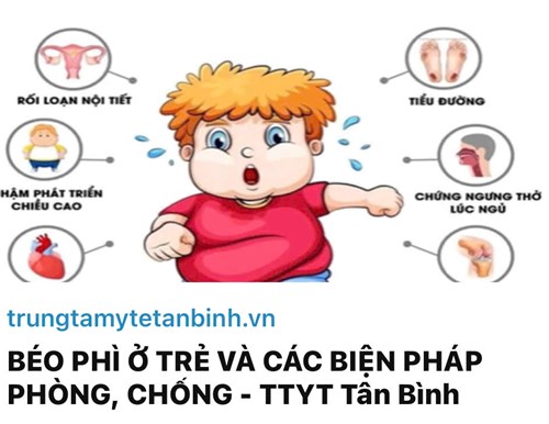 Bệnh béo phì ở trẻ em và các biện pháp phòng chống béo phì