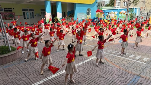 Trường mầm non 12 hưởng ứng ngày hội thể dục thể thao kỷ niệm 50 năm ngày giải phóng miền nam, thống nhất đất nước ( 30/04/1975 – 30/04/2025)