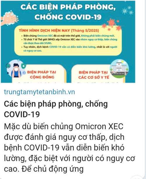 Các biện pháp phòng chống covid-19