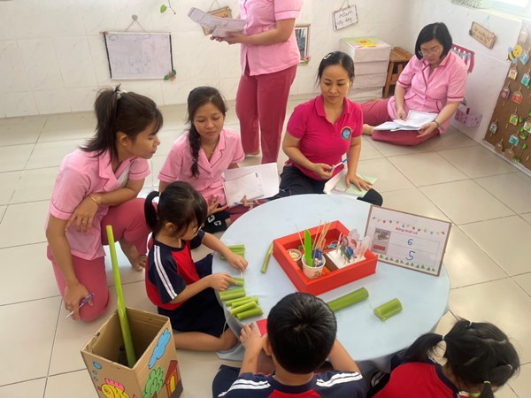 Chuyên đề: “Tổ chức các hoạt động trãi nghiệm, nhằm hình thành và phát triển các biểu tượng toán cho trẻ mầm non” Năm học 2024-2025
