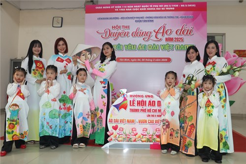 Hội thi duyên dáng áo dài quận tân bình năm 2025