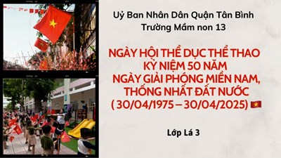 Lá 3: Ngày hội thể dục thể thao kỷ niệm 50 năm ngày Giải phóng miền Nam, Thống nhất Đất nước (30/04/1975-30/04/2025)