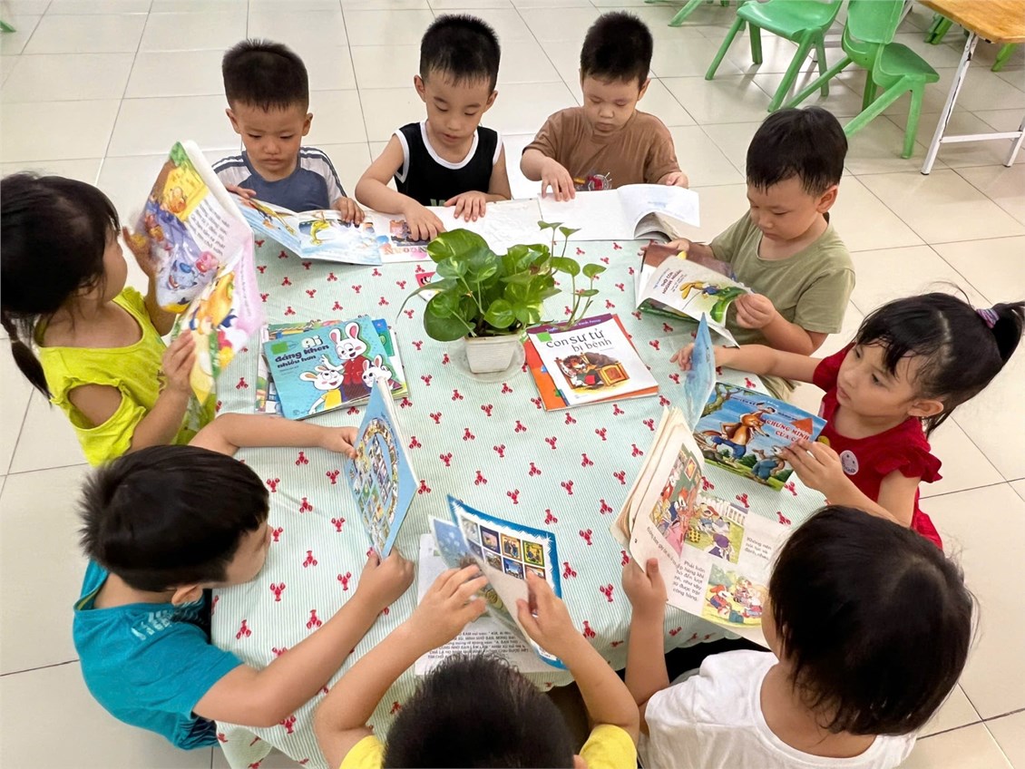 Mầm 3 : Hưởng ứng Ngày Sách - Văn hóa đọc lần thứ 4 năm 2025