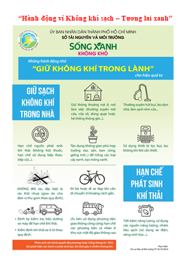 Hành động vì Không khí sạch – Tương lai xanh