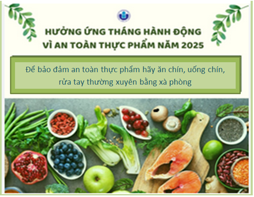 Hưởng ứng  Tháng hành động vì an toàn thực phẩm  năm 2025