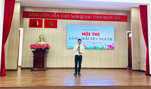Trường Mầm non 14B tham gia Hội thi Sáng mãi tên Người năm 2024