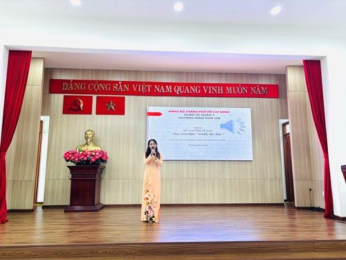 Trường Mầm non 14B tham gia Hội thi Sáng mãi tên Người năm 2024
